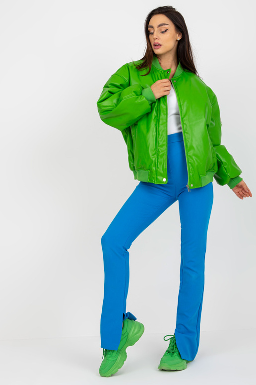 Šviesiai žalia pereinamoji bomber...