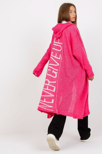 Rožinis laisvas megztinis...