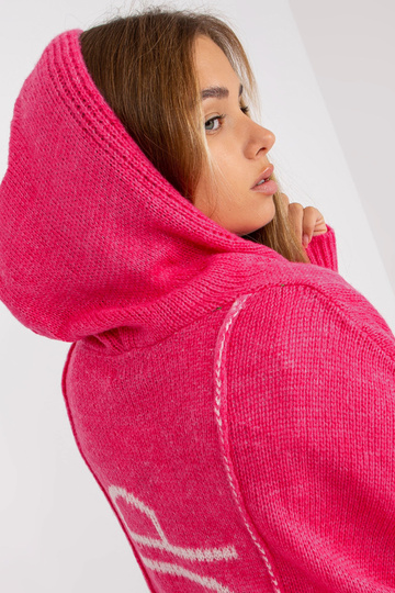 Rožinis laisvas megztinis... 2