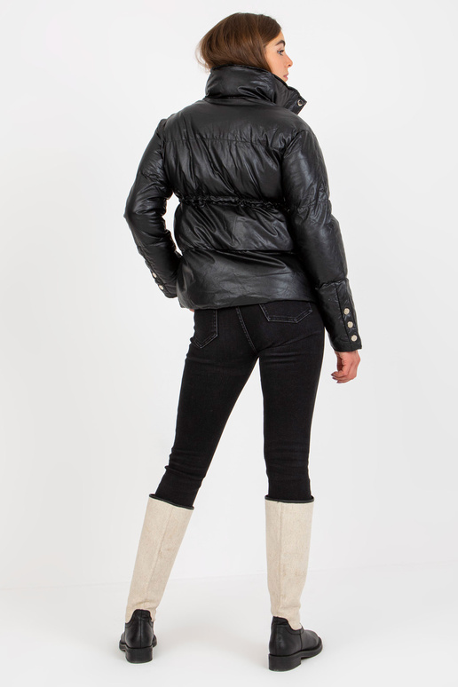 Juodos pūkinės eko odos žieminė... Juodos pūkinės eko odos žieminė...