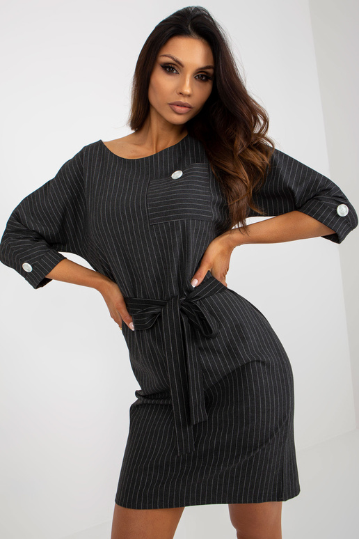 Tamsiai pilka plius dydžio dryžuota...