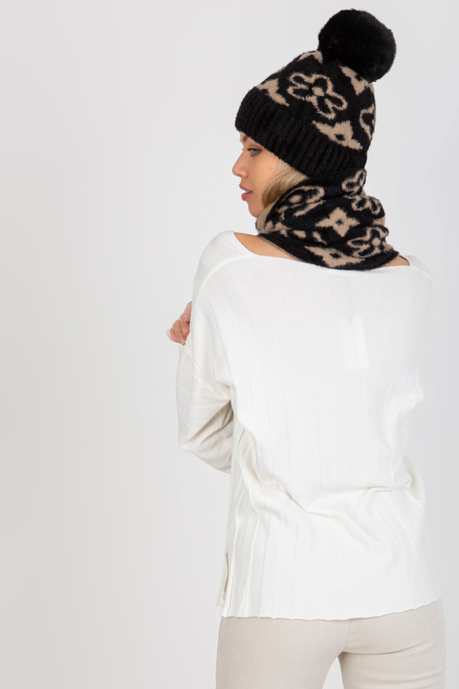 Juodos ir smėlio spalvos moteriškas...