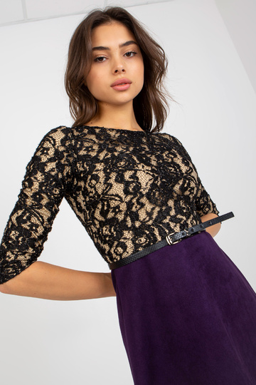 Juoda ir tamsiai violetinė... 2