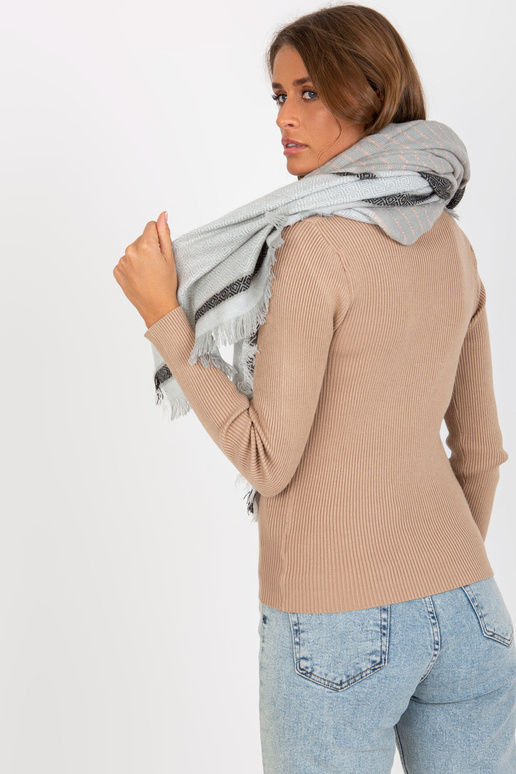 Chustka AT-CH-14201-1.77P JUODA/PILKA