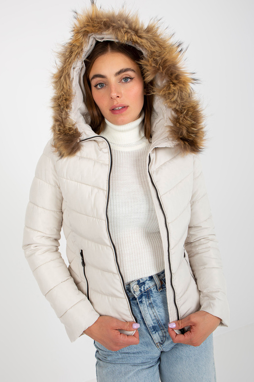 Balta dygsniuota pereinamoji striukė...