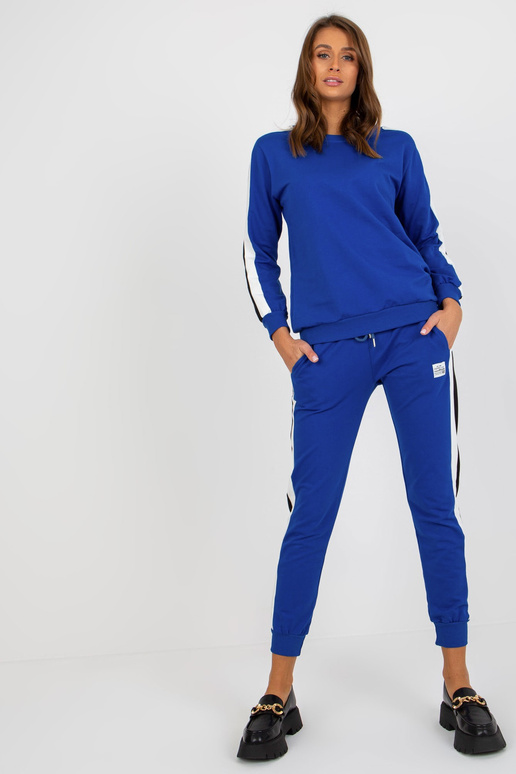 Dunkelblaues Basic megztinis-Set aus Dunkelblaues Basic megztinis-Set aus