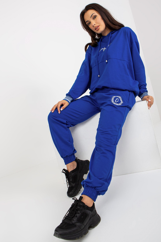 Dunkelblaues Sweatanzug-Set aus...