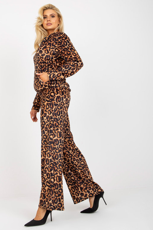 Smėlio ir juodos spalvos dviejų dalių...