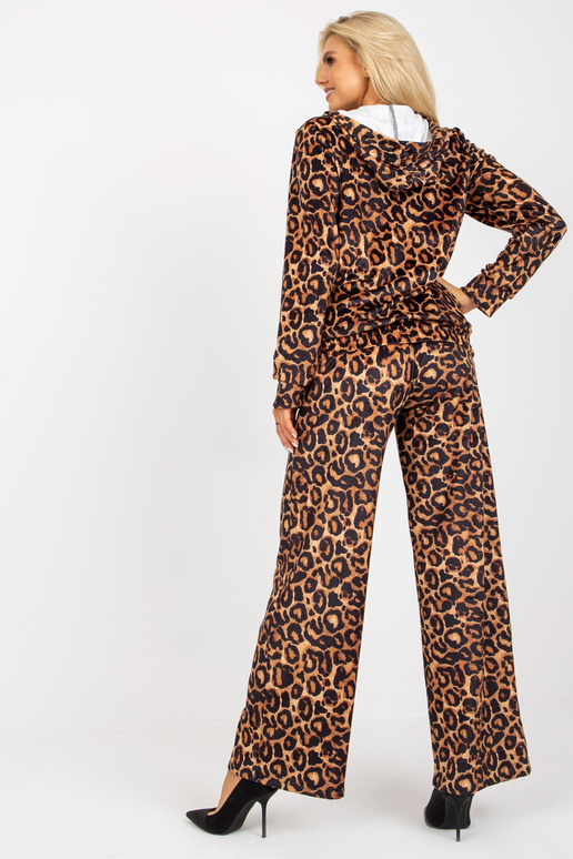 Smėlio ir juodos spalvos dviejų dalių...