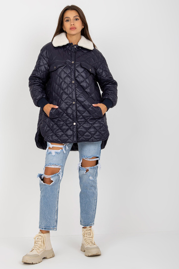 Tamsiai mėlyna dygsniuota... 2