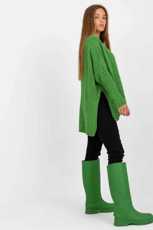 Moteriškas žalias oversize megztinis...