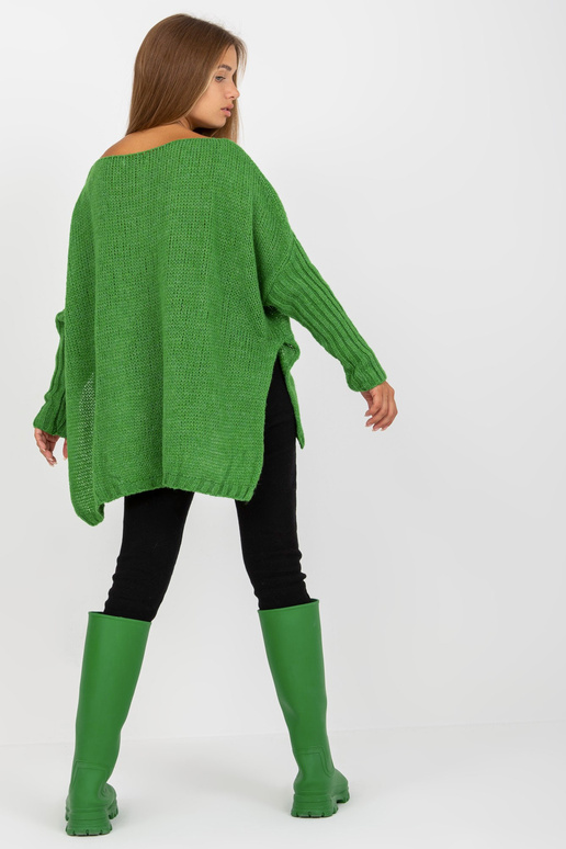 Moteriškas žalias oversize megztinis...