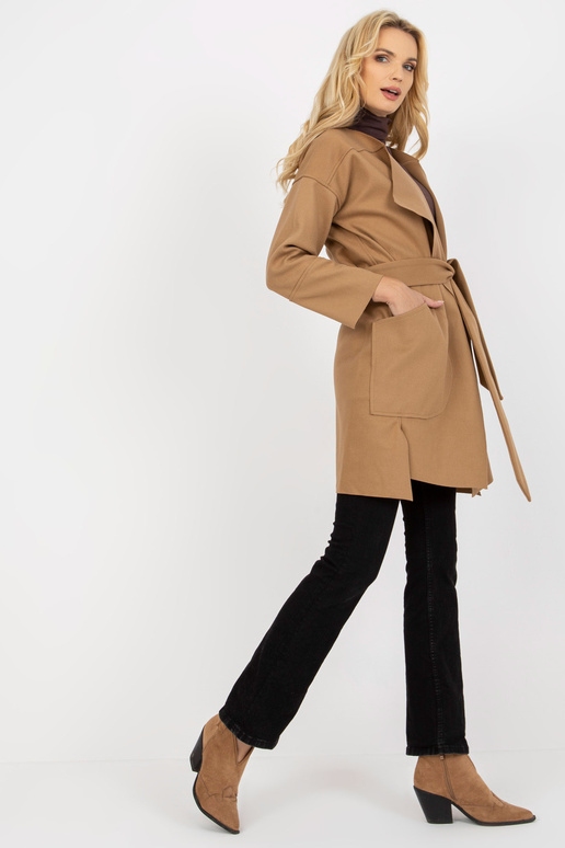 Kamelfarbener Dünner Mantel su... Kamelfarbener Dünner Mantel su...