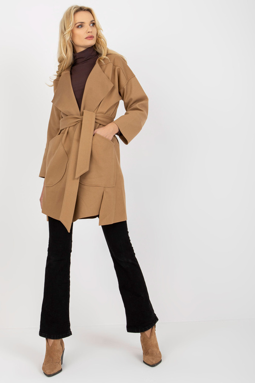 Kamelfarbener Dünner Mantel su... Kamelfarbener Dünner Mantel su...