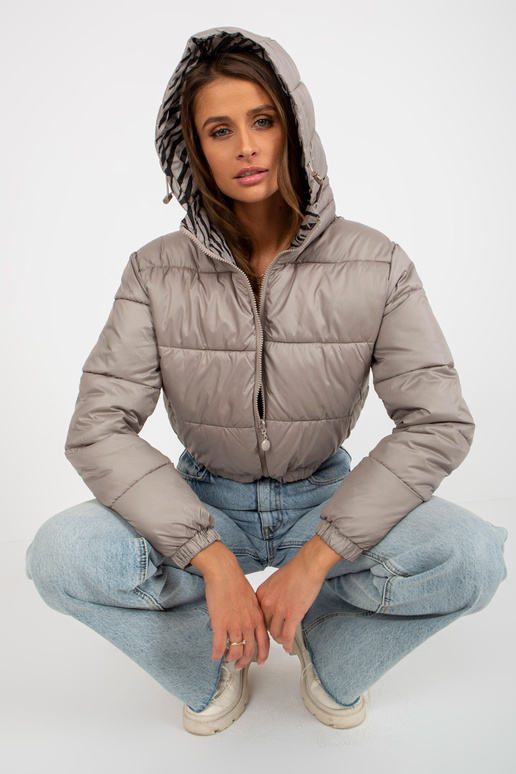 Dunkelbeigefarbene doppelseitige...