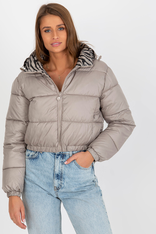 Dunkelbeigefarbene doppelseitige...