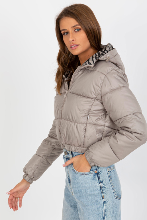 Dunkelbeigefarbene doppelseitige...