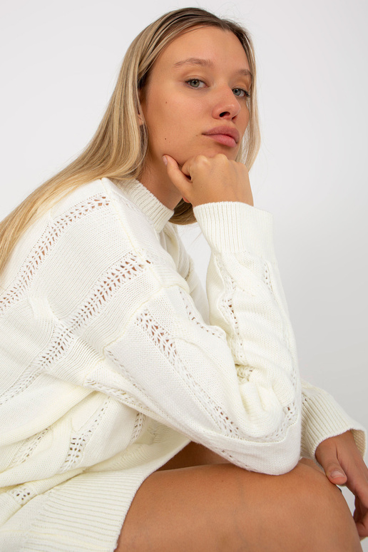 Ecru mini suknelė su pynėmis RUE PARIS