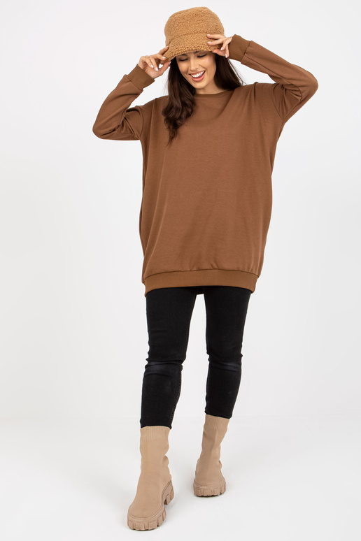 Braunes langes megztinis su Taschen