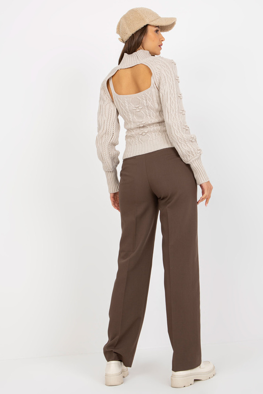 Hellbeiges Set su dulkių Pullover und...