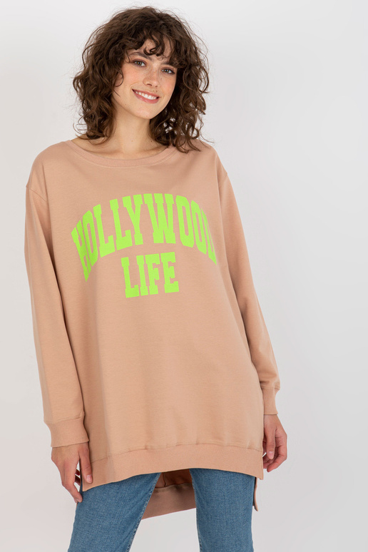 Bluza VI-BL-3102.01P BEIGE/GREEN