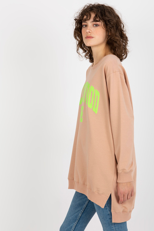 Bluza VI-BL-3102.01P BEIGE/GREEN