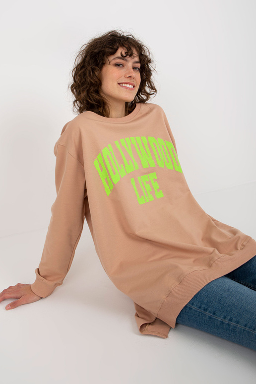 Bluza VI-BL-3102.01P BEIGE/GREEN