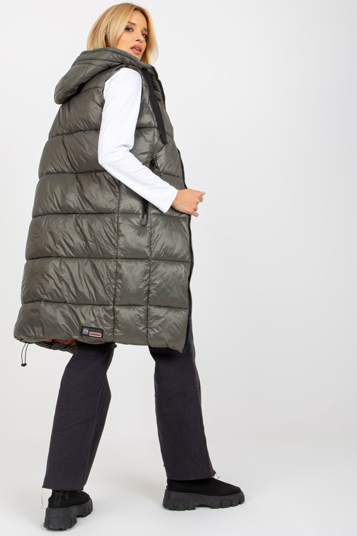 Kamizelka D50048X80105A3 TAMSIAI ŽALIA