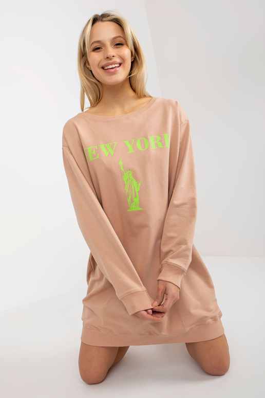 Bluza VI-BL-3212.15X BEIGE/GREEN Bluza VI-BL-3212.15X BEIGE/GREEN