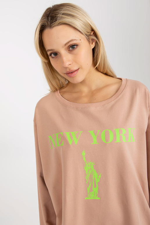 Bluza VI-BL-3212.15X BEIGE/GREEN Bluza VI-BL-3212.15X BEIGE/GREEN