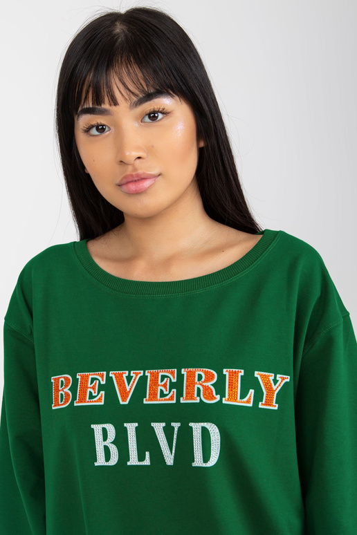 Bluza VI-BL-3075.64P TAMSIAI ŽALIA Bluza VI-BL-3075.64P TAMSIAI ŽALIA