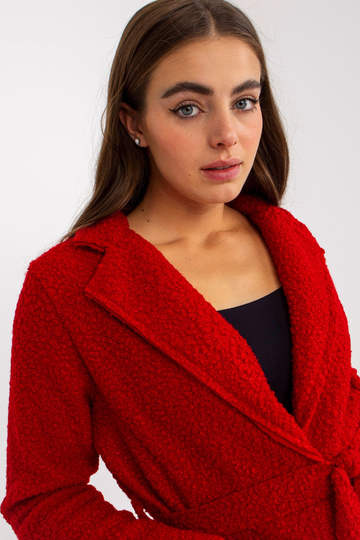 Raudonas pliušinis maksi... 2