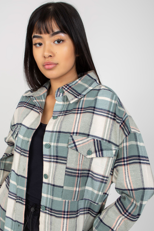 Marškiniai D60058C30290A VIDURIO ŽALIA