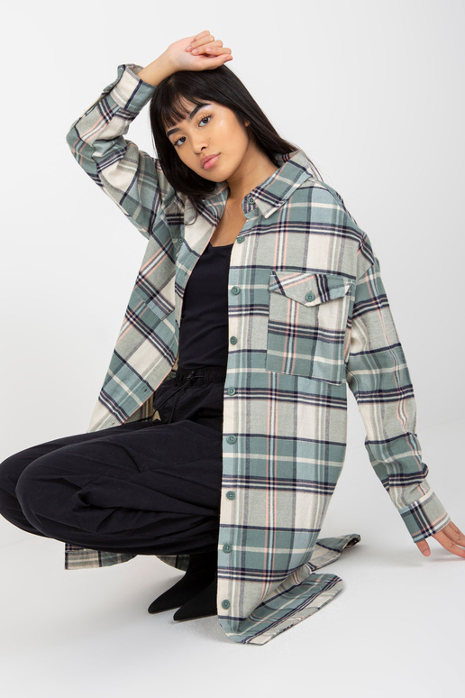 Marškiniai D60058C30290A VIDURIO ŽALIA