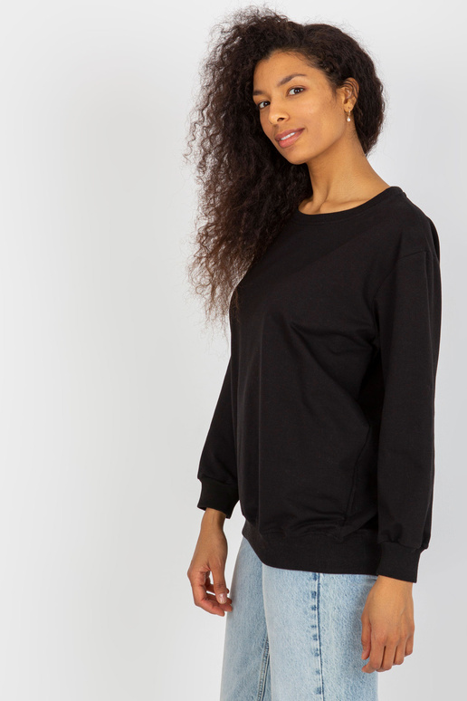 Bluza VI-BL-094.03P JUODAS Bluza VI-BL-094.03P JUODAS