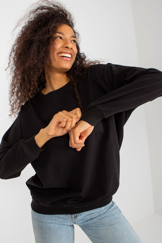 Bluza VI-BL-094.03P JUODAS Bluza VI-BL-094.03P JUODAS