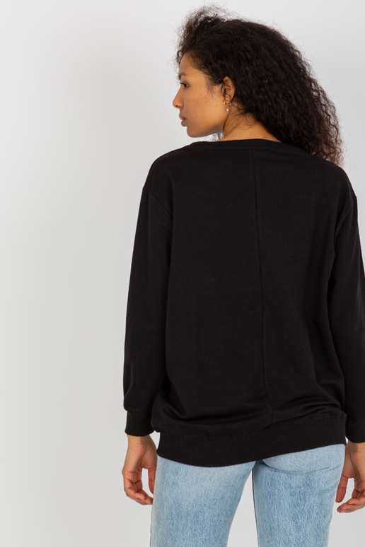 Bluza VI-BL-094.03P JUODAS Bluza VI-BL-094.03P JUODAS