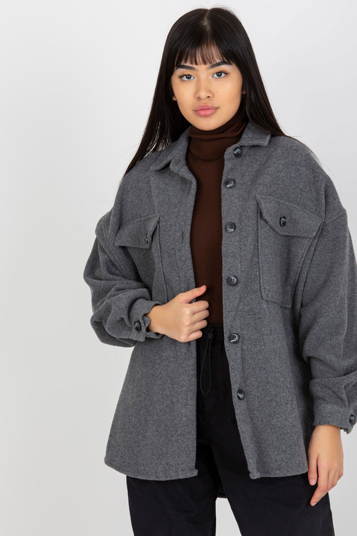 Marškiniai-DN-KS-4005.99P-tamsiai pilki