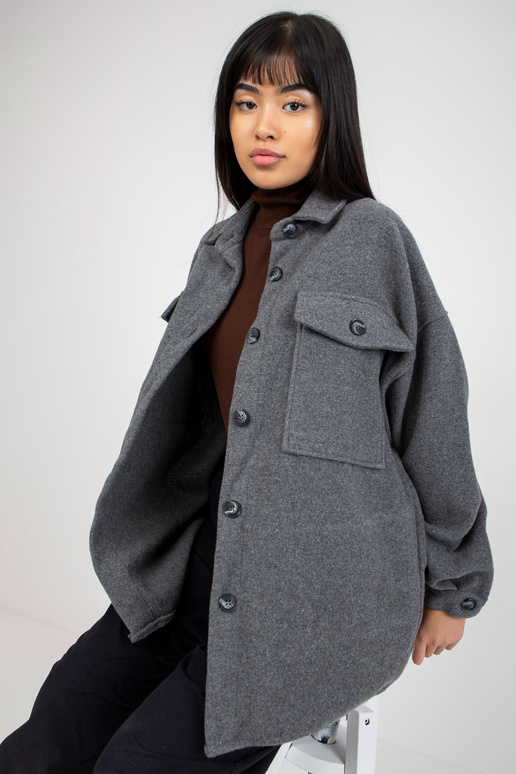 Marškiniai-DN-KS-4005.99P-tamsiai pilki