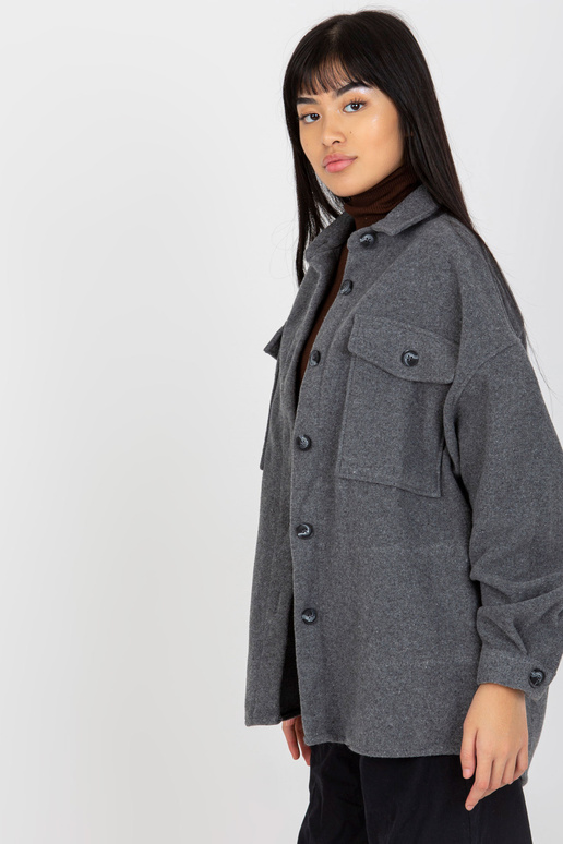 Marškiniai-DN-KS-4005.99P-tamsiai pilki