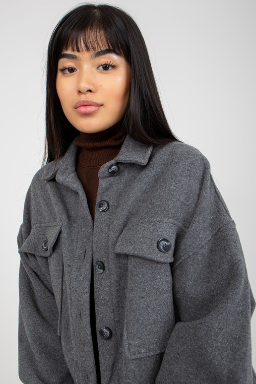 Marškiniai-DN-KS-4005.99P-tamsiai pilki