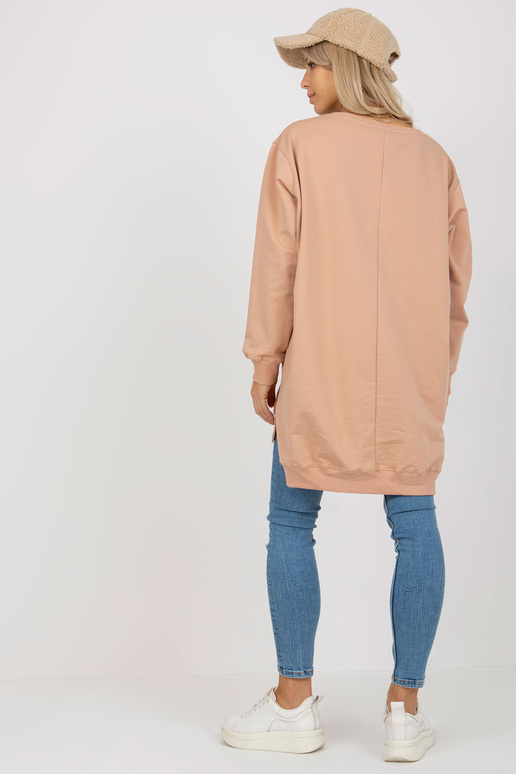 Bluza VI-BL-3102.01P BEIGE/ROŽINĖ Bluza VI-BL-3102.01P BEIGE/ROŽINĖ