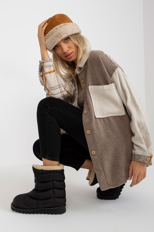 Marškiniai-DN-KS-4007.04-smėlio spalvos