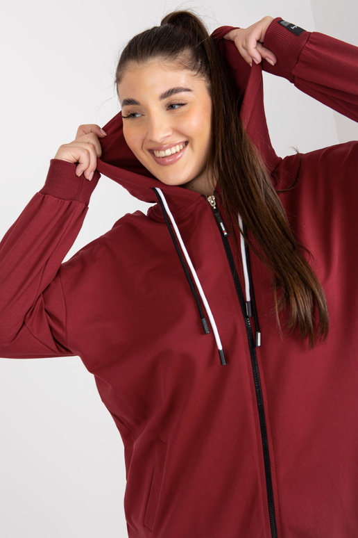 Bordo spalvos plius dydžio megztinis... Bordo spalvos plius dydžio megztinis...