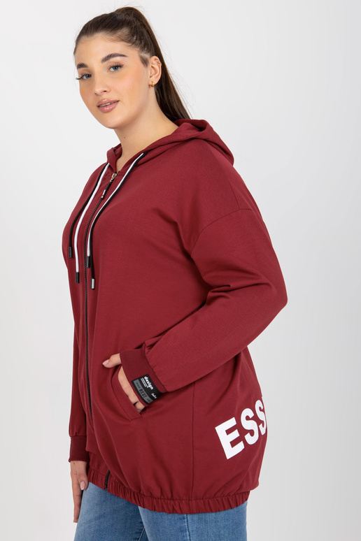 Bordo spalvos plius dydžio megztinis... Bordo spalvos plius dydžio megztinis...