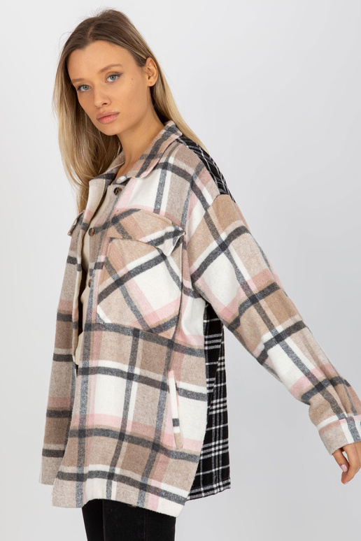 Languoti marškiniai su kišenėmis ir... Languoti marškiniai su kišenėmis ir...