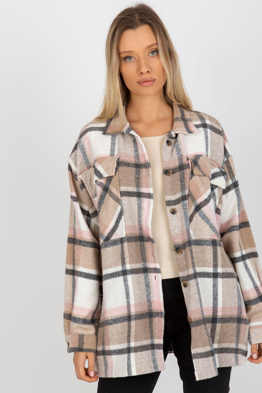 Languoti marškiniai su kišenėmis ir... Languoti marškiniai su kišenėmis ir...