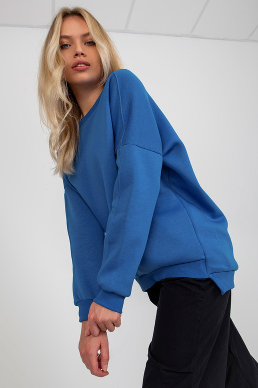 Tamsiai mėlynas bazinis medvilninis...