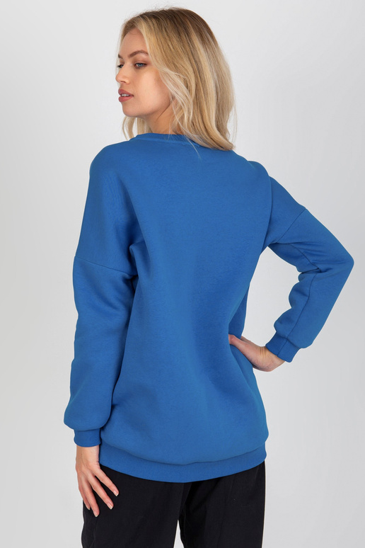 Tamsiai mėlynas bazinis medvilninis...