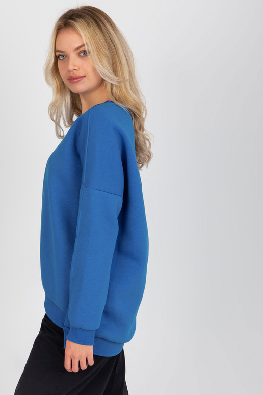 Tamsiai mėlynas bazinis medvilninis...